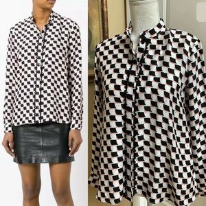 KENZO Silk Blouse Sz 2